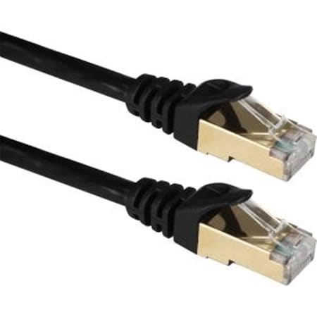 Qvs PY7737 100 ft. CAT7 10Gbps S-STP Flexible Molded Patch Cord CC716-100